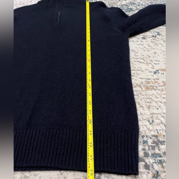 J. Crew Premium Lambswool Quarter Zip Sweater - Men’s Medium - Picture 9 of 10